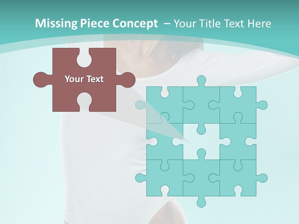 Arms Up Natural Breathe PowerPoint Template