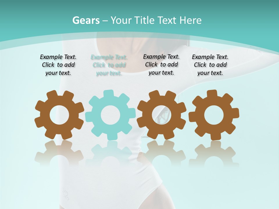 Arms Up Natural Breathe PowerPoint Template