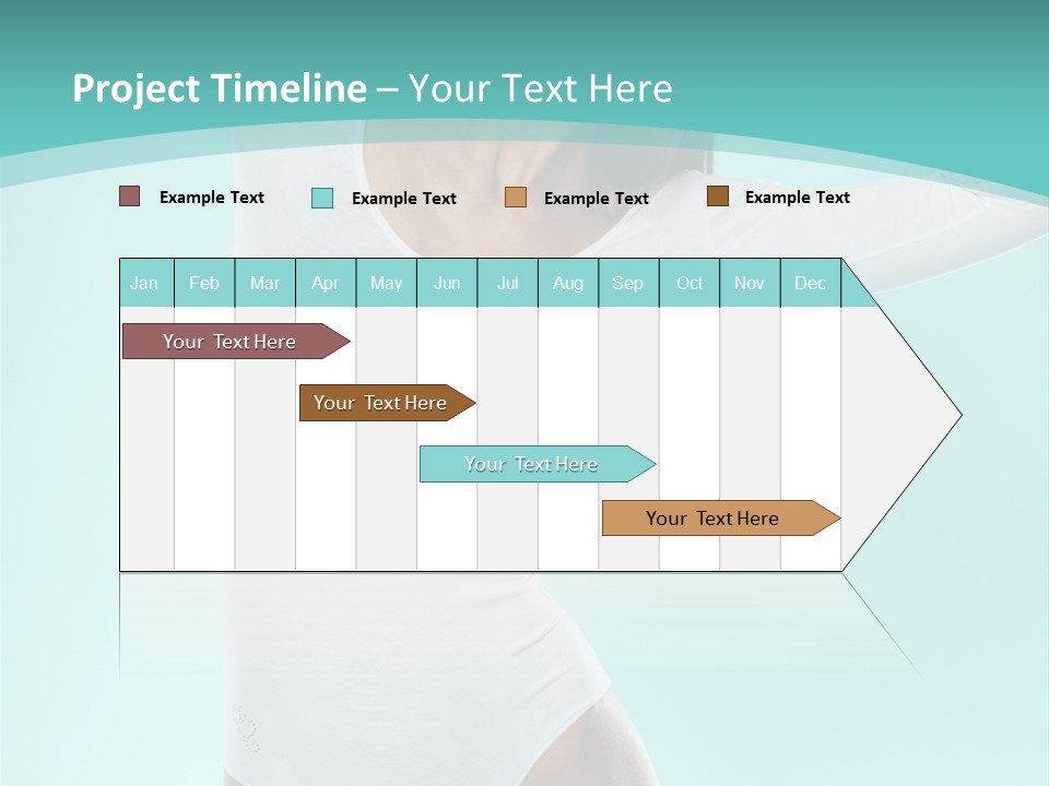 Arms Up Natural Breathe PowerPoint Template