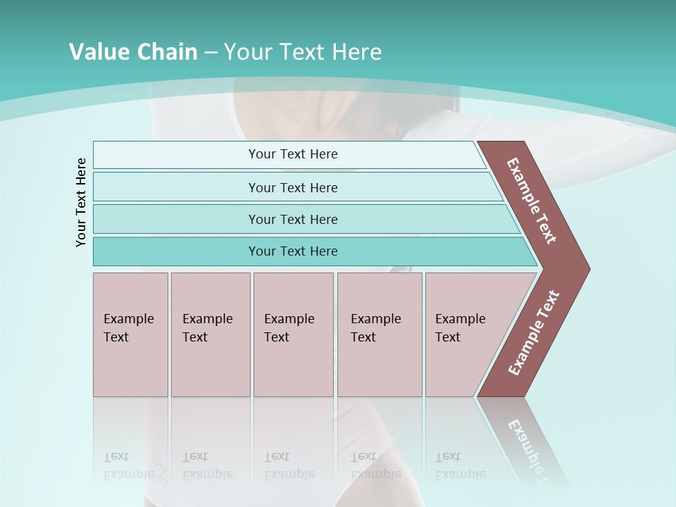 Arms Up Natural Breathe PowerPoint Template