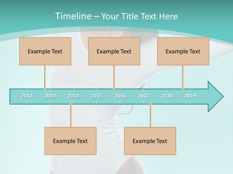 Arms Up Natural Breathe PowerPoint Template