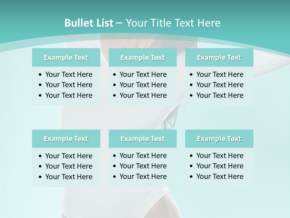 Arms Up Natural Breathe PowerPoint Template