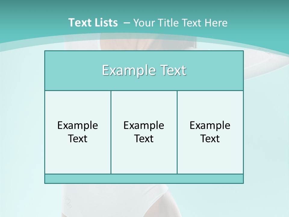 Arms Up Natural Breathe PowerPoint Template