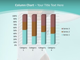 Arms Up Natural Breathe PowerPoint Template