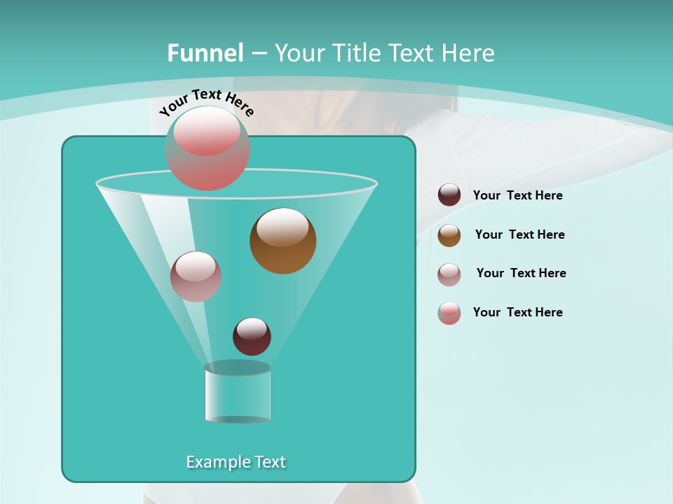 Arms Up Natural Breathe PowerPoint Template