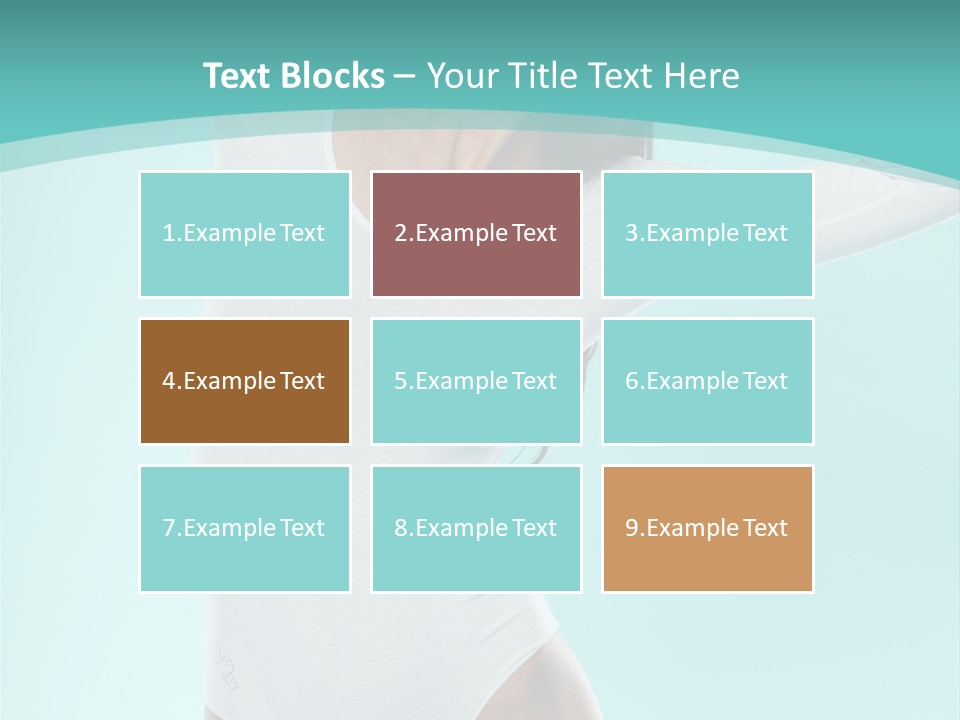 Arms Up Natural Breathe PowerPoint Template