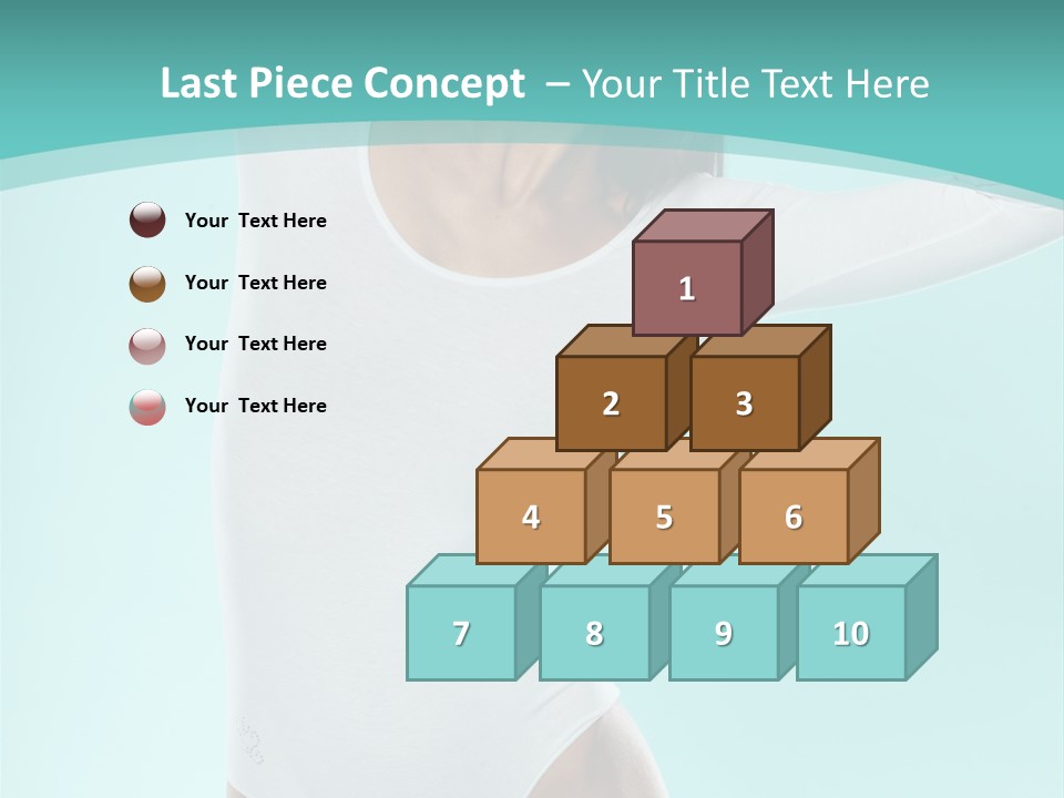 Arms Up Natural Breathe PowerPoint Template