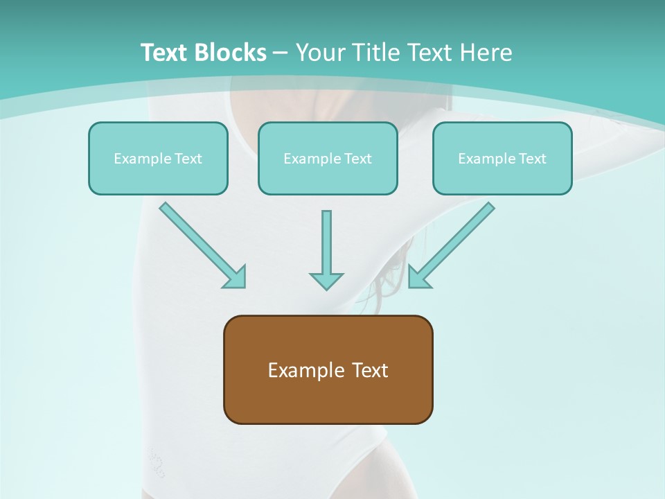 Arms Up Natural Breathe PowerPoint Template