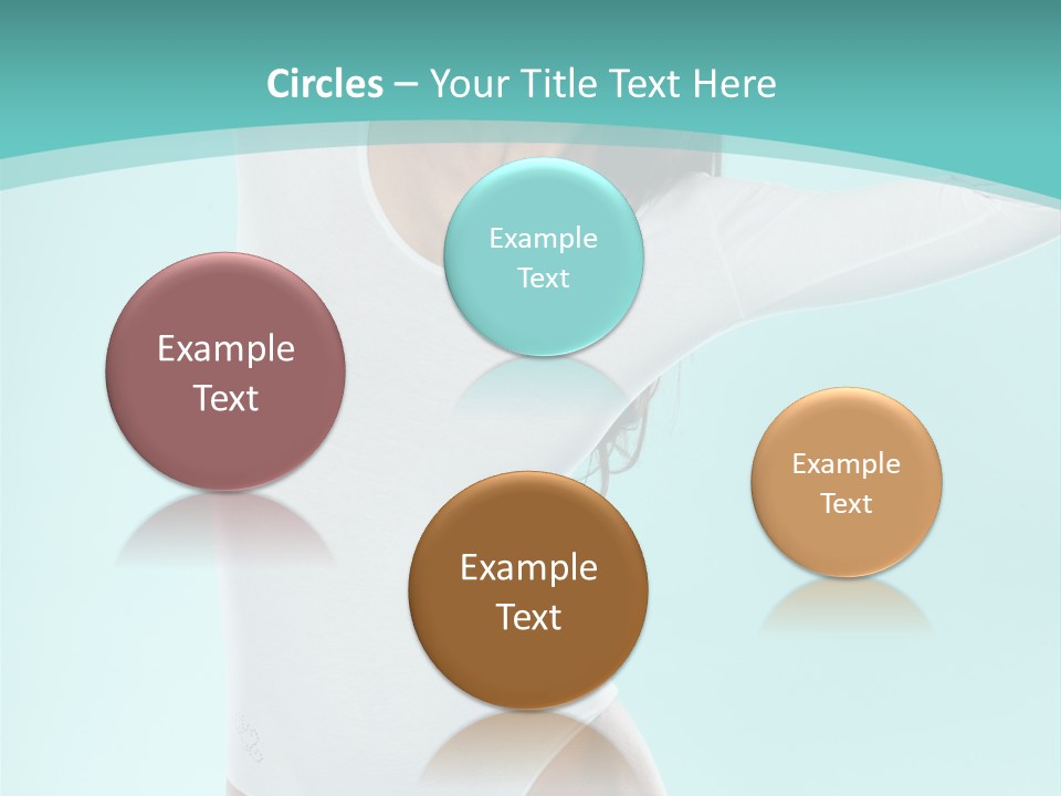 Arms Up Natural Breathe PowerPoint Template