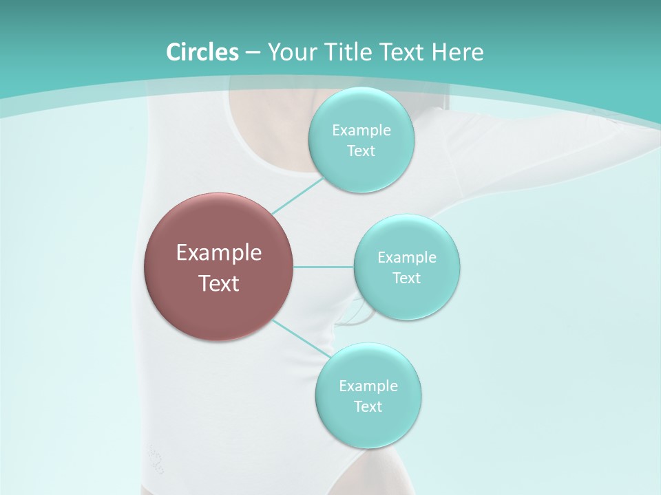 Arms Up Natural Breathe PowerPoint Template