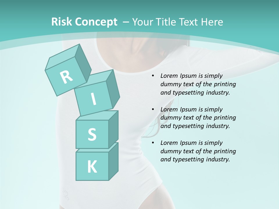 Arms Up Natural Breathe PowerPoint Template