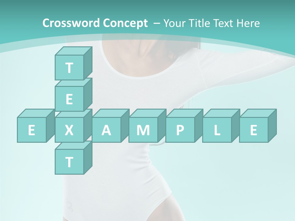 Arms Up Natural Breathe PowerPoint Template