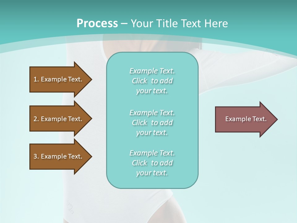 Arms Up Natural Breathe PowerPoint Template