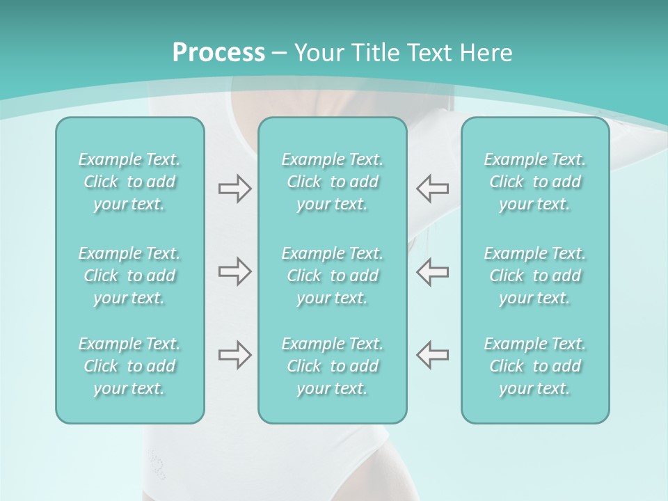 Arms Up Natural Breathe PowerPoint Template