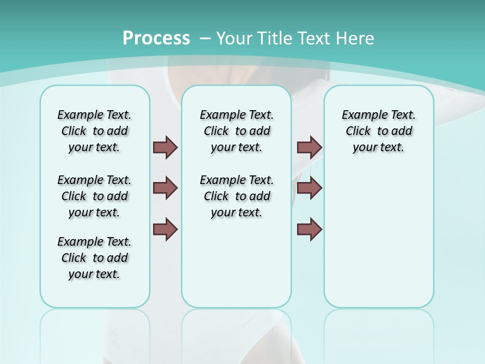 Arms Up Natural Breathe PowerPoint Template