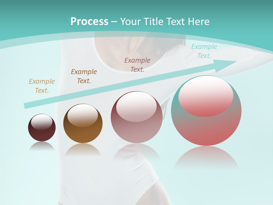 Arms Up Natural Breathe PowerPoint Template
