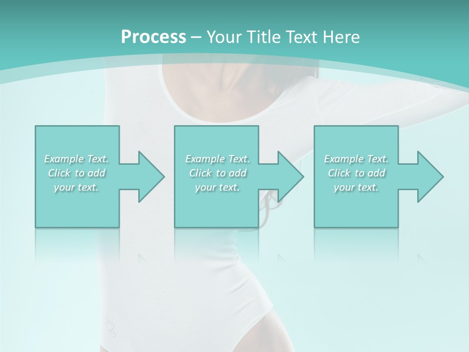 Arms Up Natural Breathe PowerPoint Template