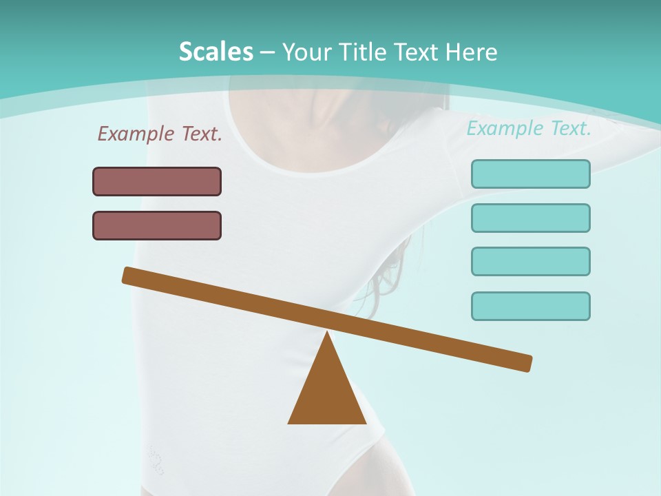 Arms Up Natural Breathe PowerPoint Template