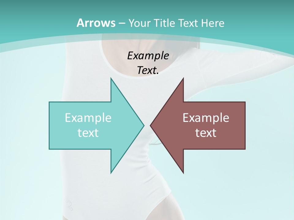 Arms Up Natural Breathe PowerPoint Template