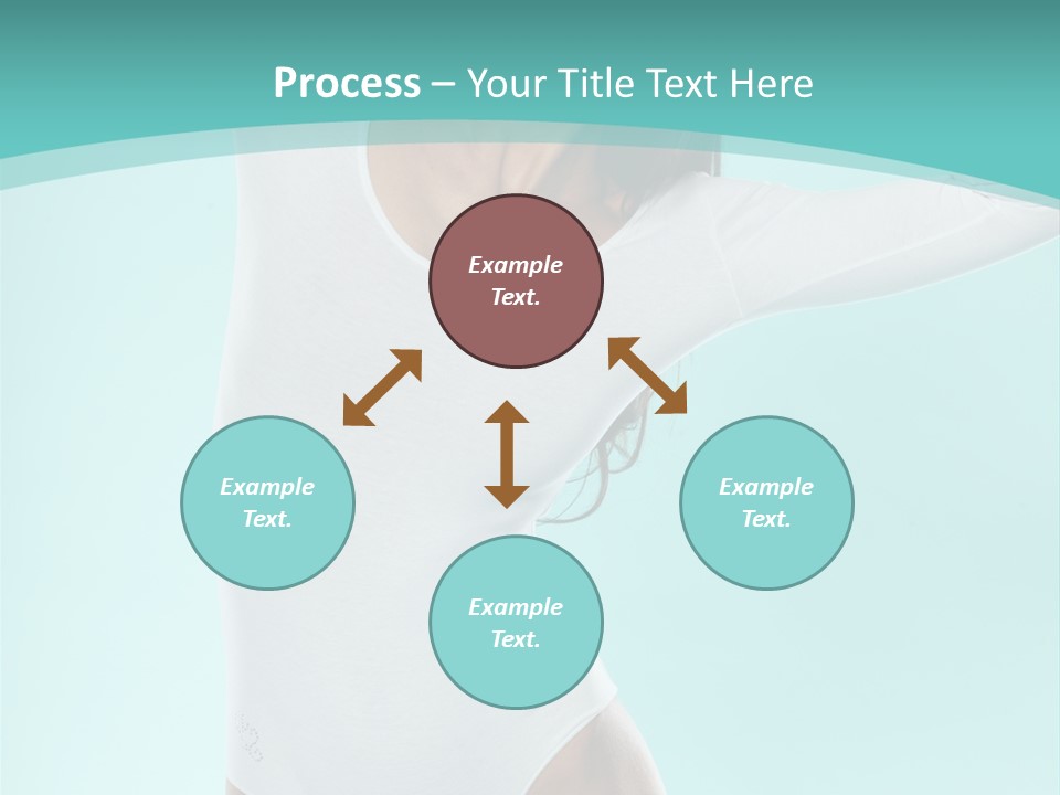 Arms Up Natural Breathe PowerPoint Template