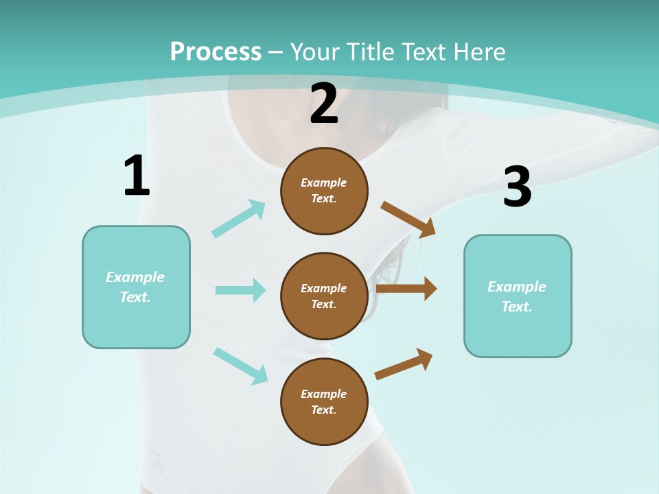 Arms Up Natural Breathe PowerPoint Template