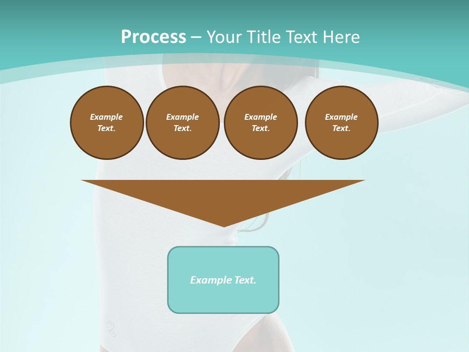 Arms Up Natural Breathe PowerPoint Template