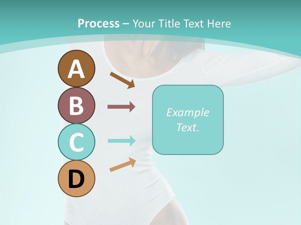 Arms Up Natural Breathe PowerPoint Template