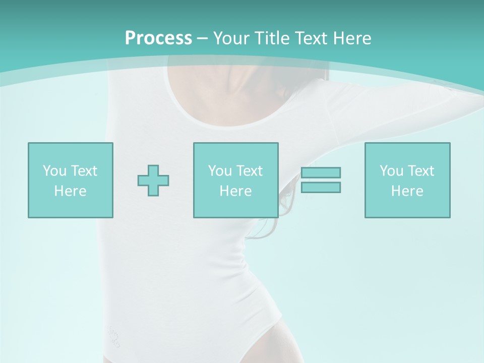 Arms Up Natural Breathe PowerPoint Template