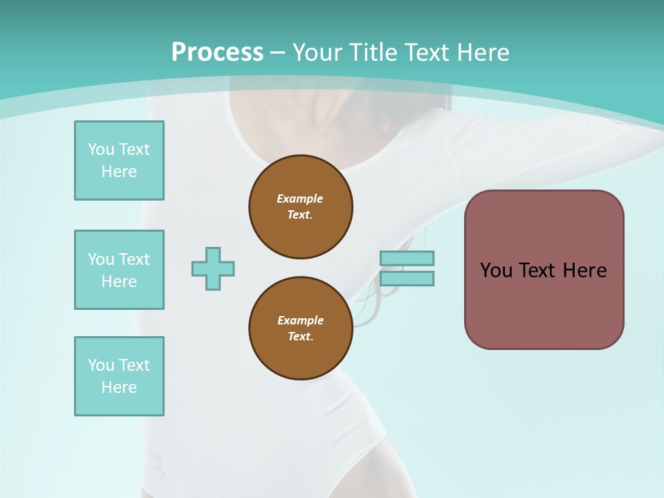 Arms Up Natural Breathe PowerPoint Template