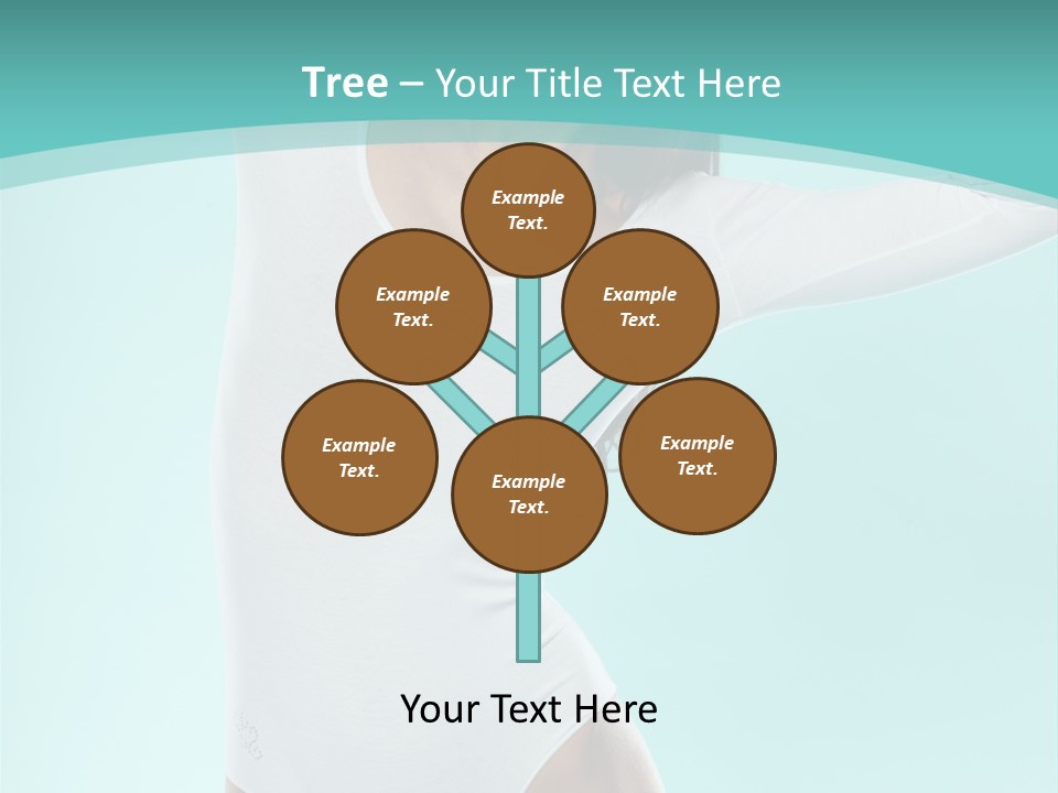 Arms Up Natural Breathe PowerPoint Template