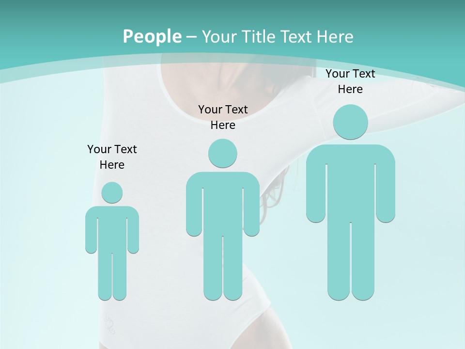 Arms Up Natural Breathe PowerPoint Template