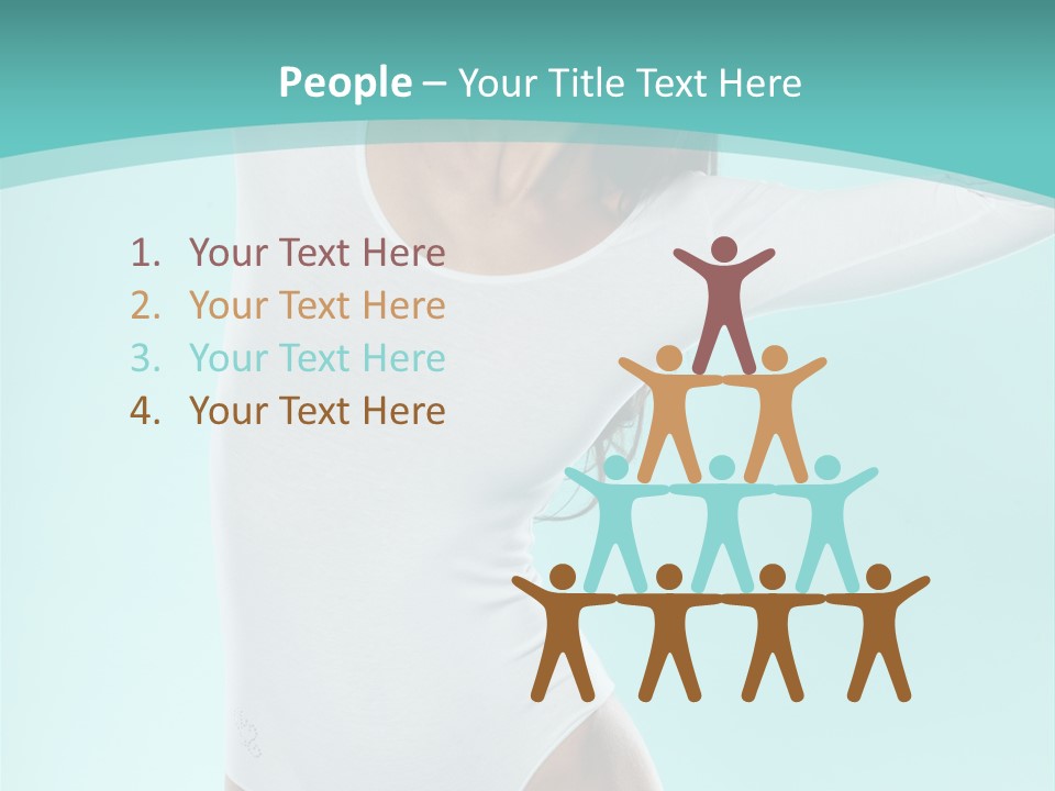 Arms Up Natural Breathe PowerPoint Template