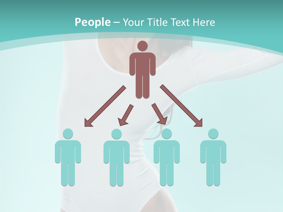 Arms Up Natural Breathe PowerPoint Template