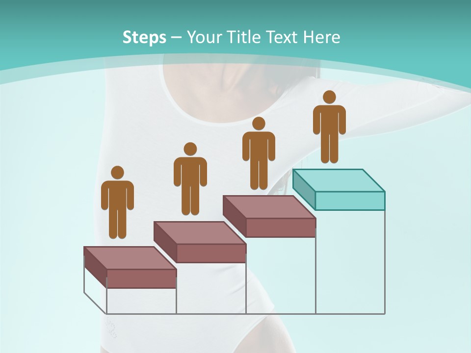 Arms Up Natural Breathe PowerPoint Template