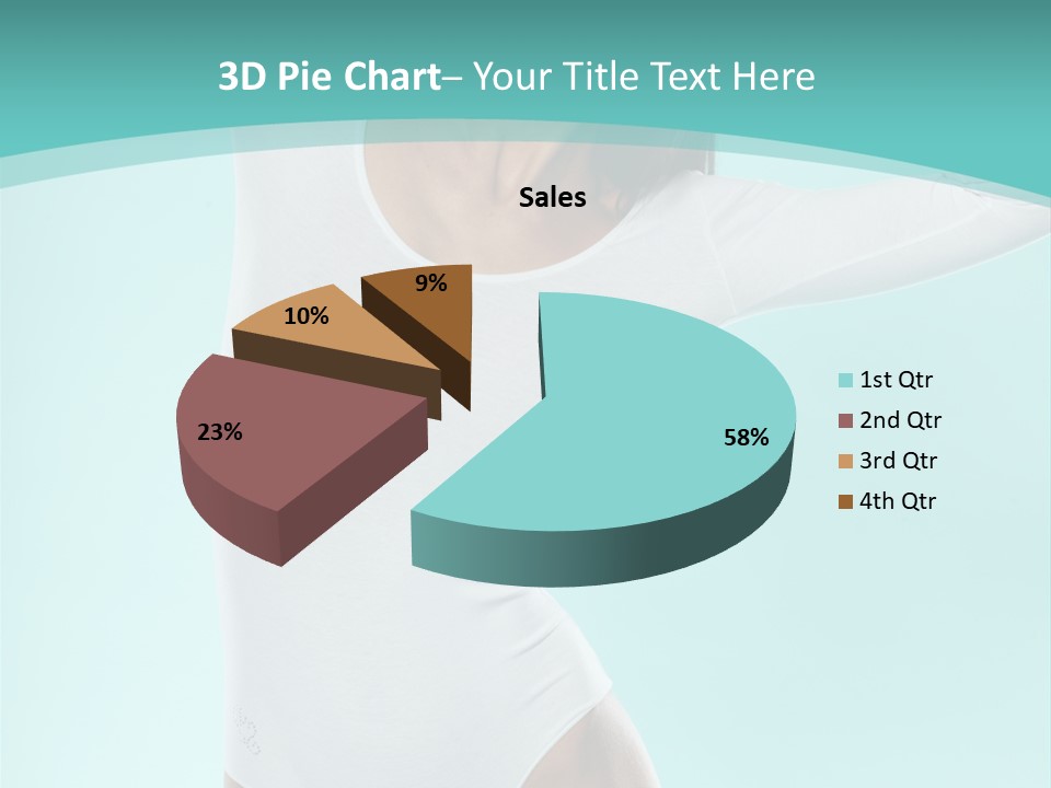 Arms Up Natural Breathe PowerPoint Template