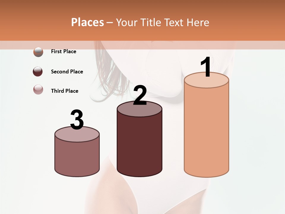 Young Dancer White PowerPoint Template