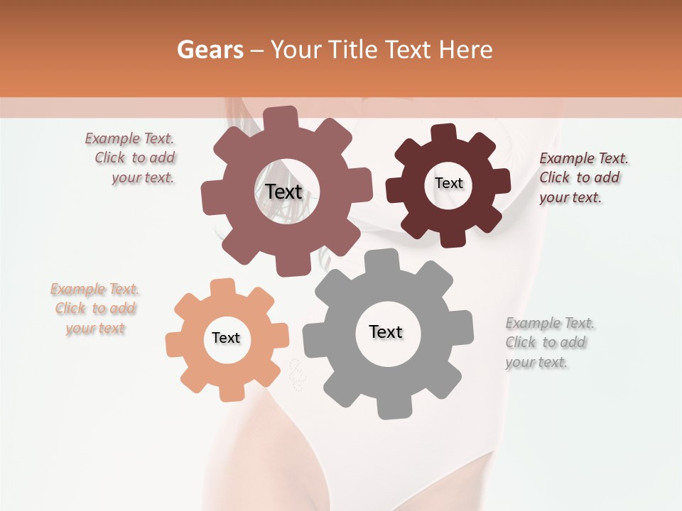 Young Dancer White PowerPoint Template