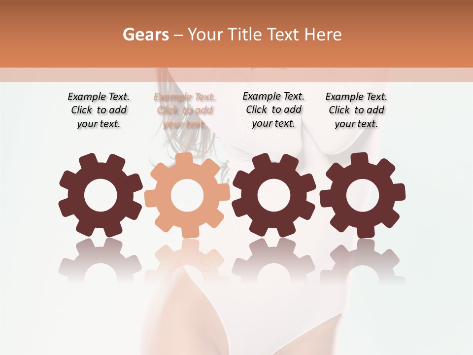 Young Dancer White PowerPoint Template