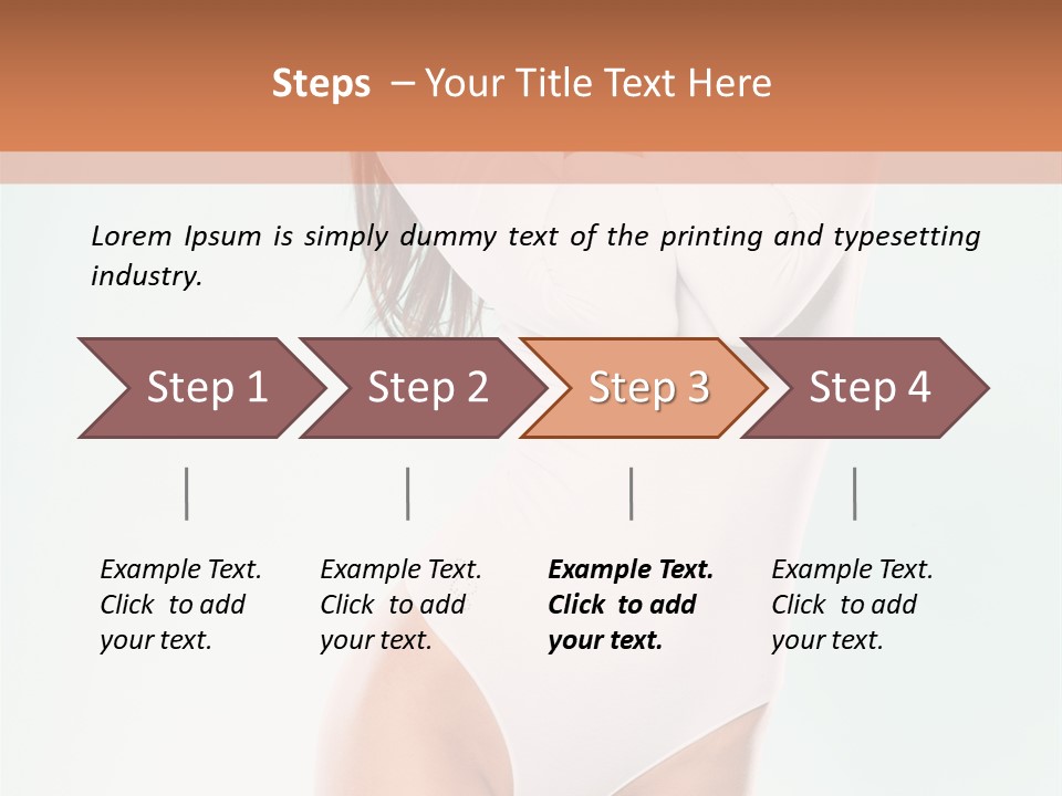 Young Dancer White PowerPoint Template