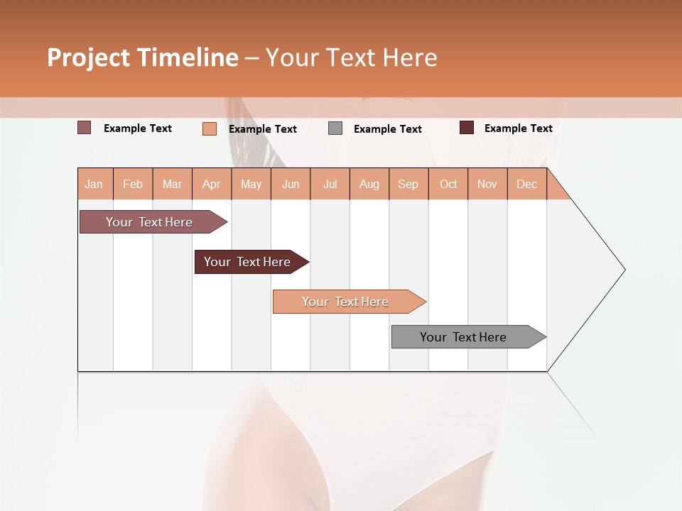 Young Dancer White PowerPoint Template