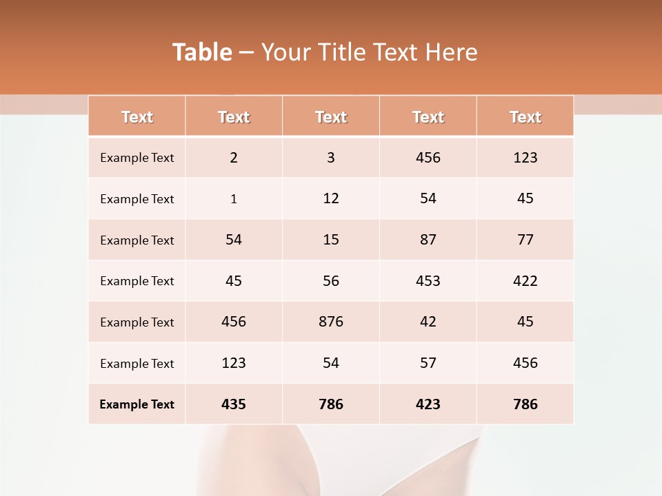 Young Dancer White PowerPoint Template