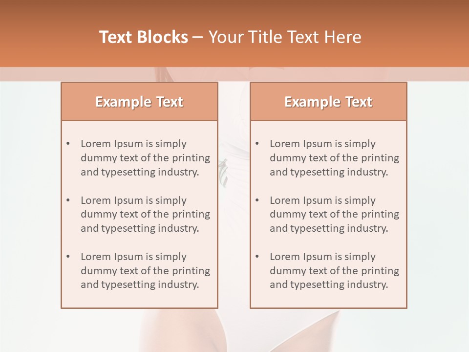 Young Dancer White PowerPoint Template