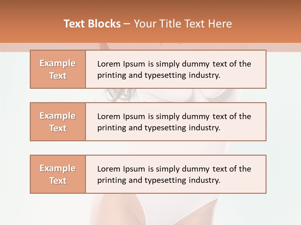 Young Dancer White PowerPoint Template