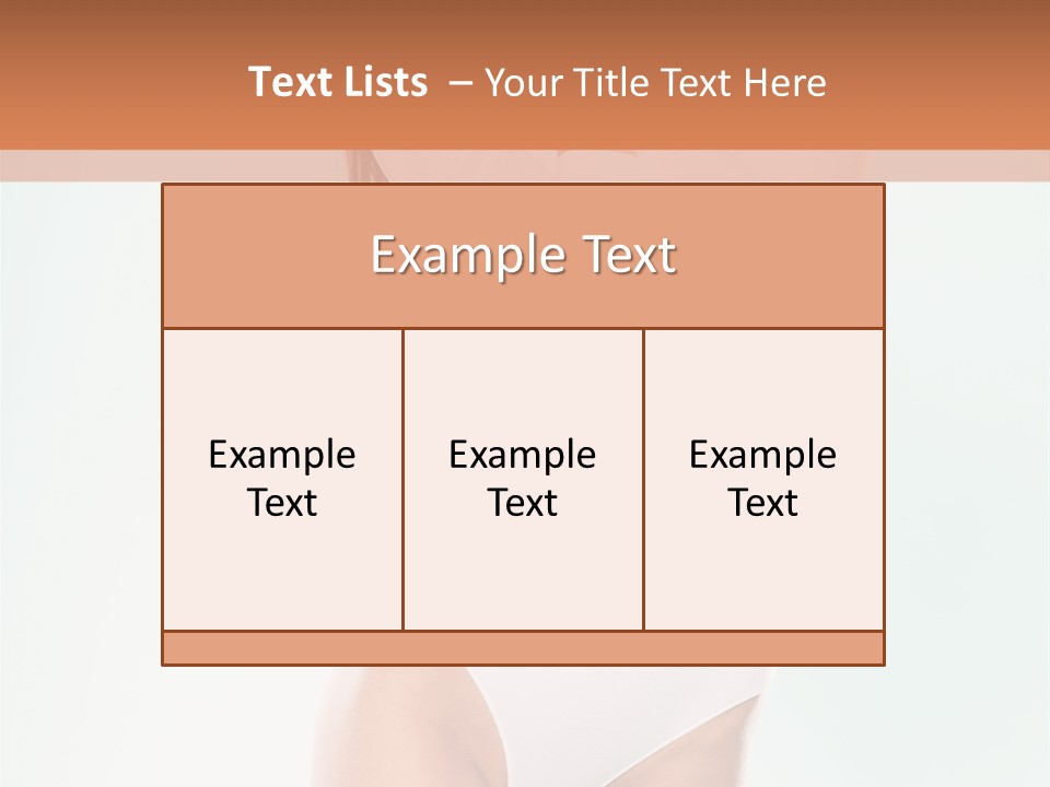 Young Dancer White PowerPoint Template