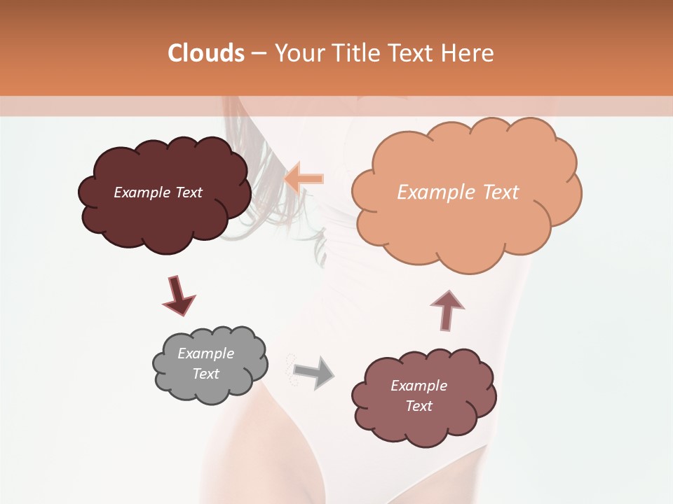 Young Dancer White PowerPoint Template