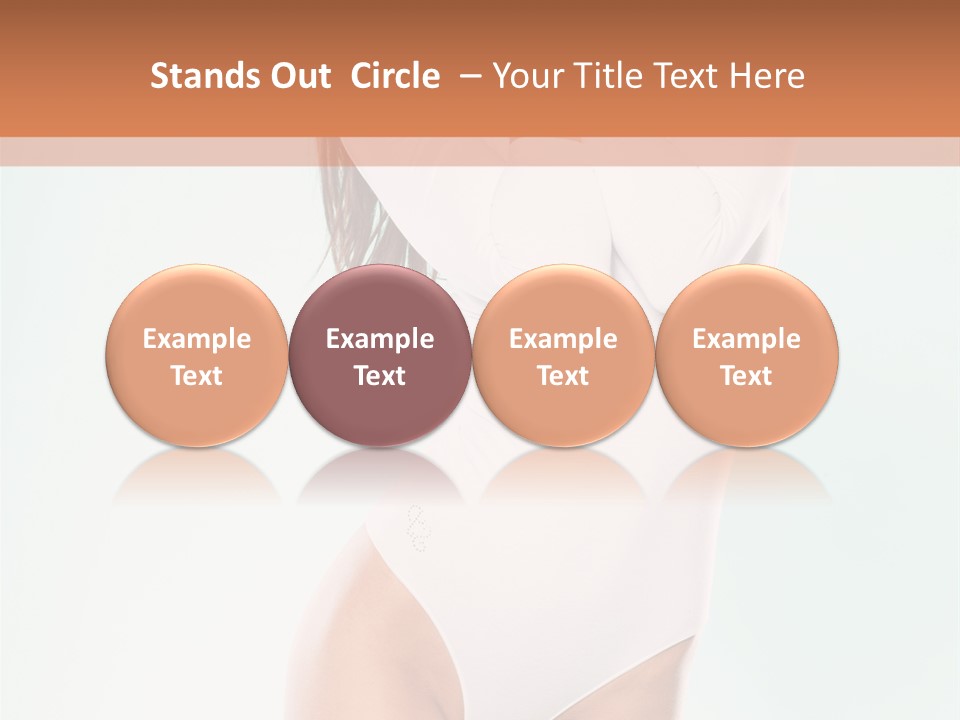 Young Dancer White PowerPoint Template