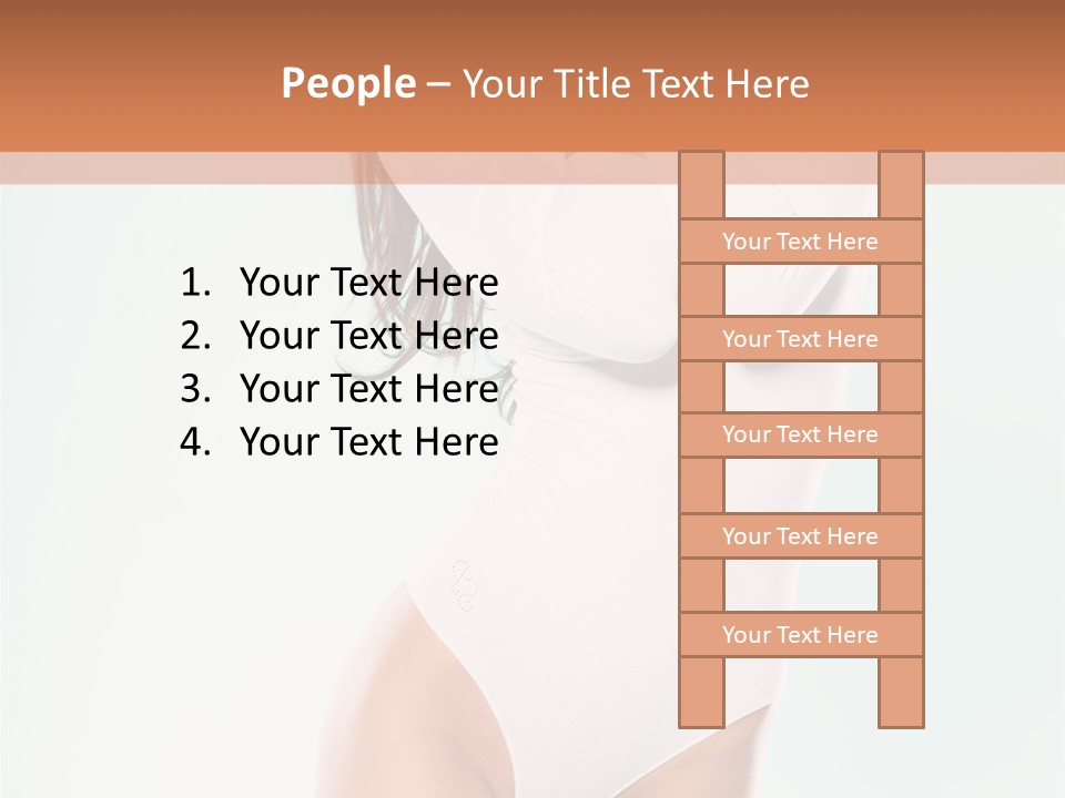 Young Dancer White PowerPoint Template