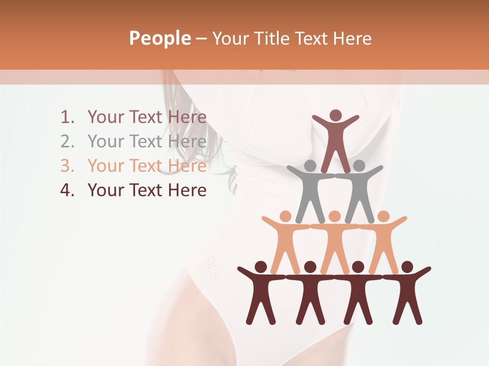 Young Dancer White PowerPoint Template