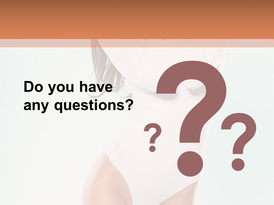 Young Dancer White PowerPoint Template