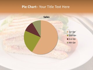 Toasted Ham Cheese PowerPoint Template